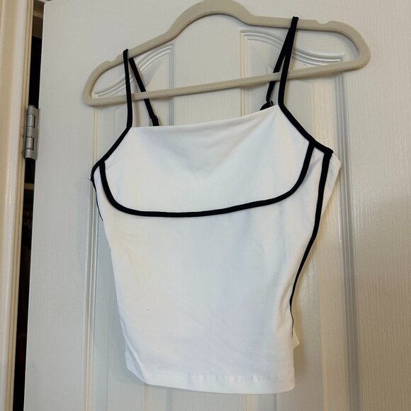 White camisole with black lining - Small - Picture 3 of 5